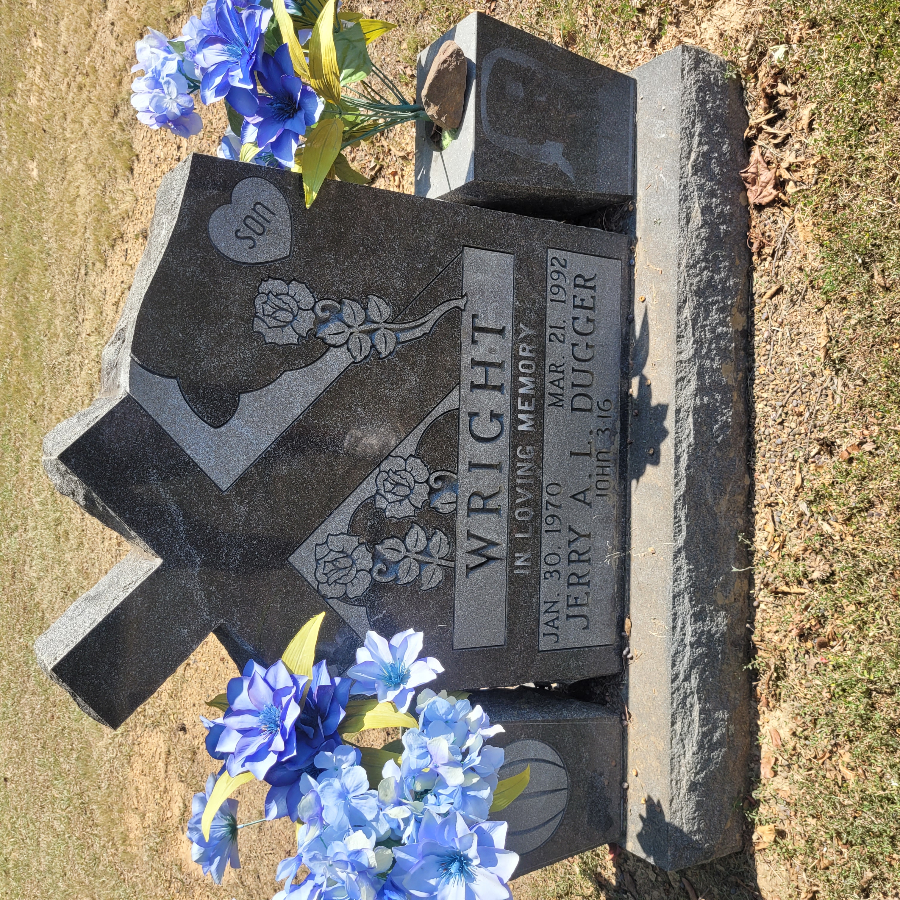 Headstone of Jerry Wright