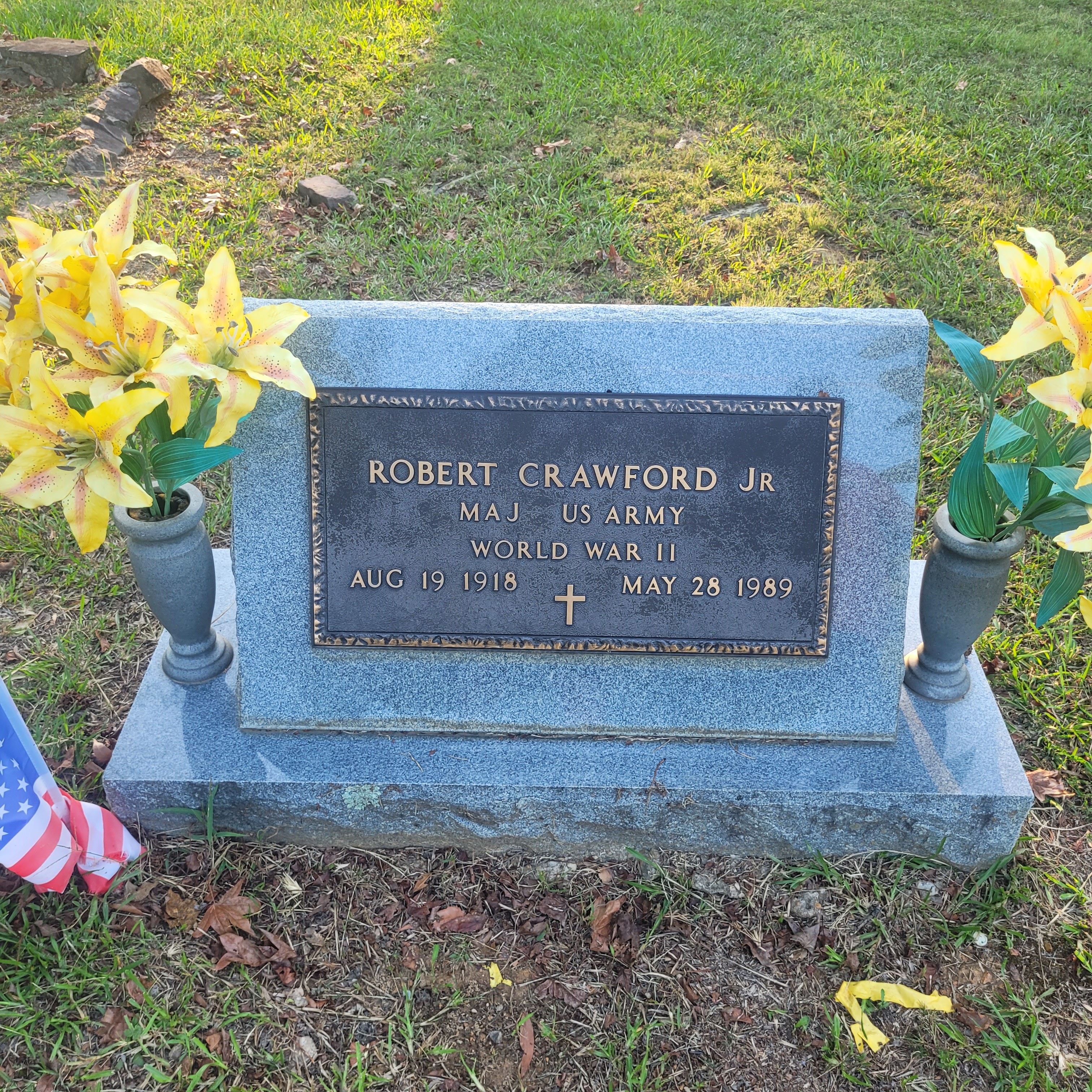 Headstone of Robert Crawford Jr.