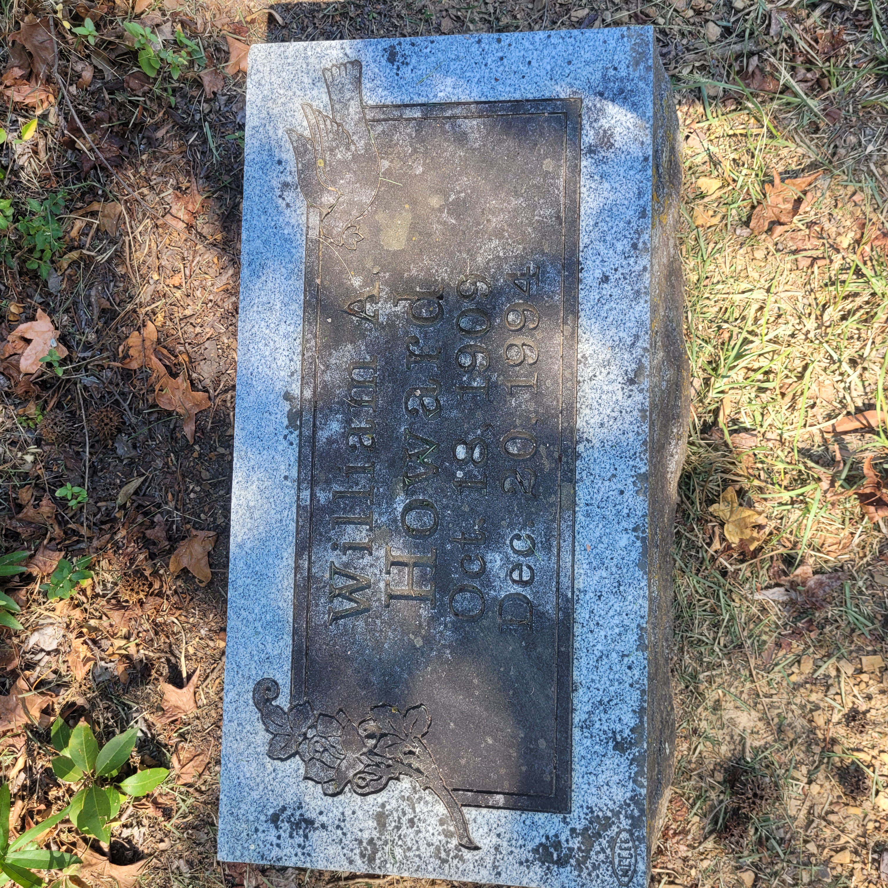 Headstone of William A. Howard