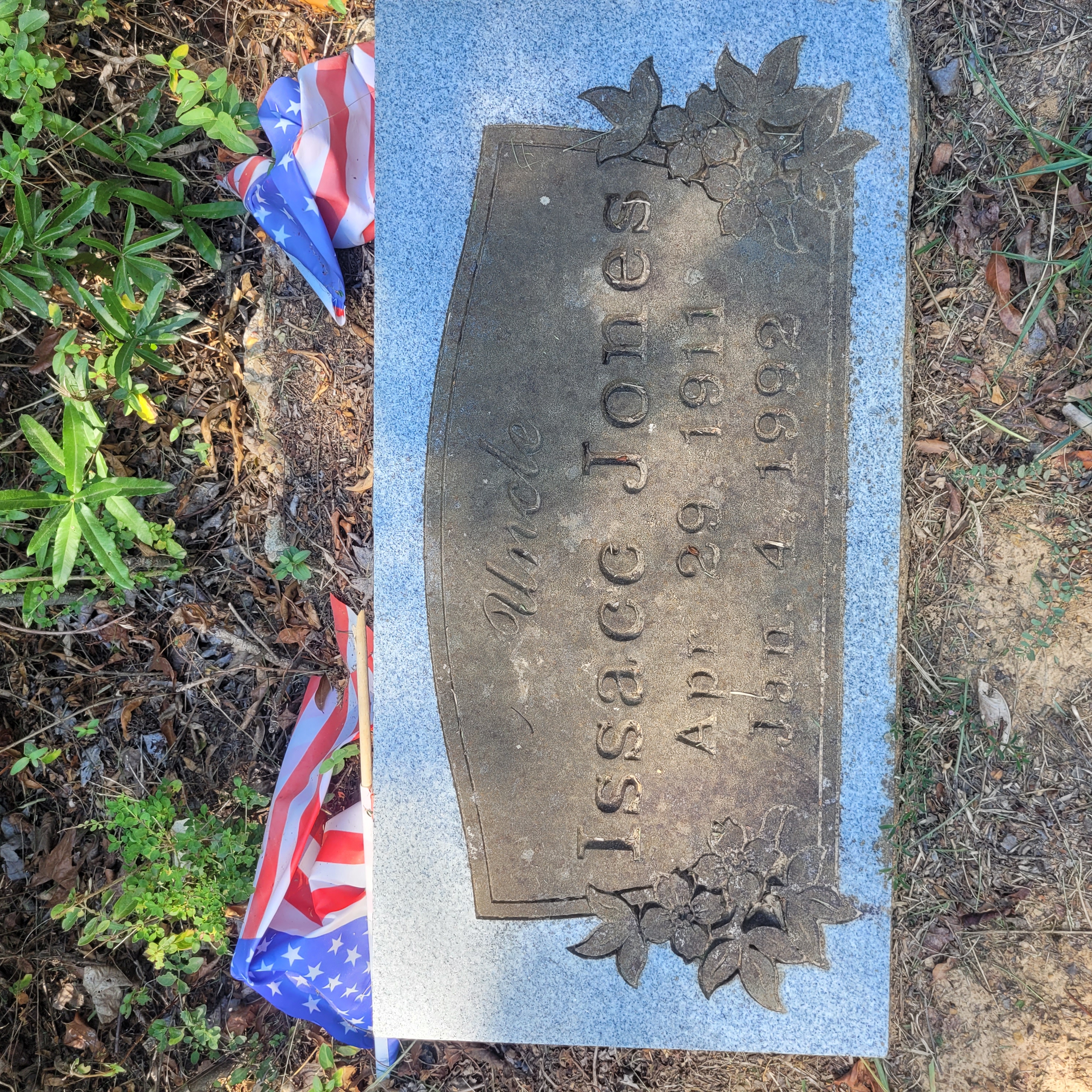 Headstone of Issacc Jones